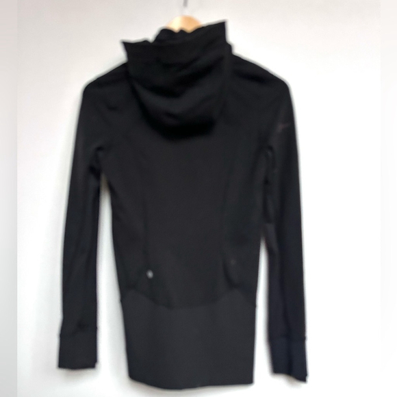 Lululemon Hooded Stride Jacket Zip up, OG style, Black size 6 small long - Picture 7 of 7